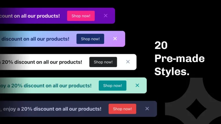 Announcement Bar Examples and Templates